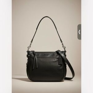 Coach Black Leather Crossbody Bag